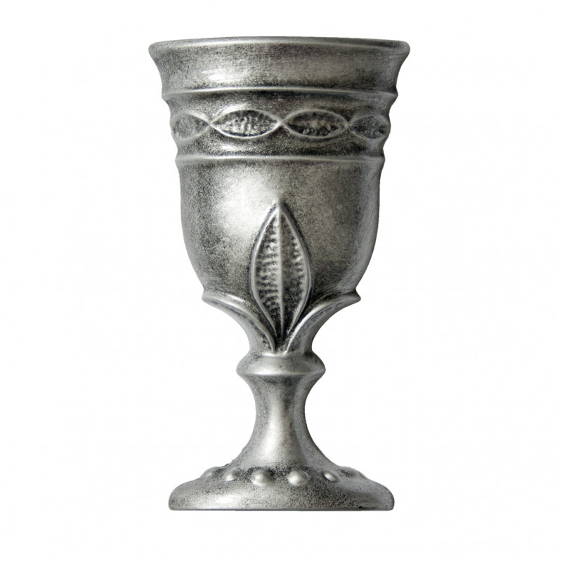 Cupa argintie marmura reconstituita8x15 cm