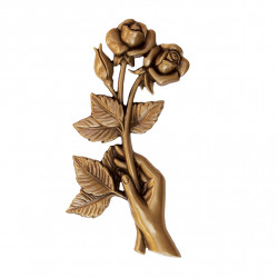 Floare Bronz Inaltime 19 x Latime 10 cm