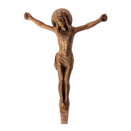 Krisztus Bronz Keresztrefeszites 21.5x 30 cm