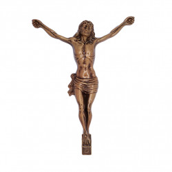 Krisztus Bronz Keresztrefeszites 30x23 cm