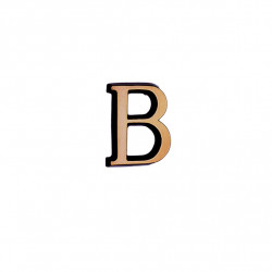 B Roman betutipus bronz m 4cm