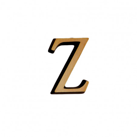 Litere Bronz Roman Z 2 cm