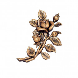 Floare bronz 18 x 13 x 2 cm