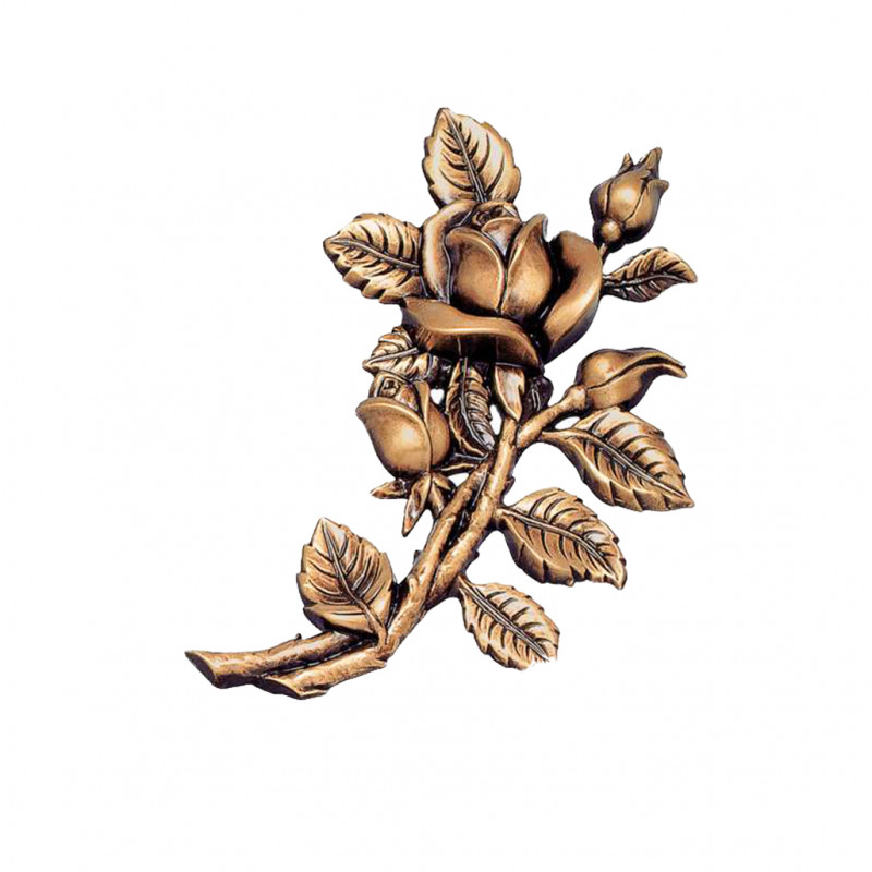 Floare bronz Inaltime 18 x latime 13 x Adangime 2 cm