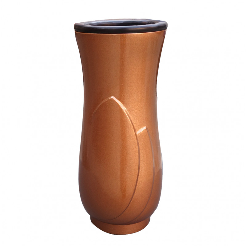 Vaza Aliaj Aurie Inaltime 24 x Latime 10 cm Vaza Aliaj Aurie Inaltime 24 x Latime 10 cm