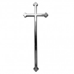 Cruce aliaj argintie 42.5x15 cm