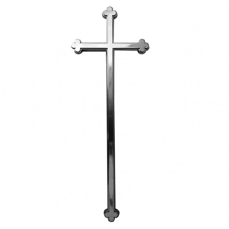 Cruce aliaj argintie 42.5x15 cm