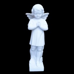 Marvany porbol angyal szobor 25x10x9 cm
